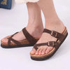 Klassische Barfußsandalen aus Kork mit optischer Sohle