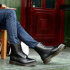 Bottes Martin Classiques de Haute Qualité – Élégance Britannique Intemporelle-noir2