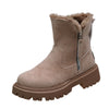 Bottes dHiver Confortables avec Doublure Chaude marron