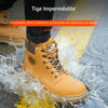 Bottes de Securite Legeres avec Embout en Acier - Pour Hommes jaune2