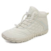Bottines Pieds Nus Chaudes & Confortables blanc