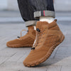 Bottines Pieds Nus Chaudes & Confortables marron1