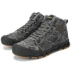 Bottines d'Hiver Confortables et Fourres - Pour Hommes gris1