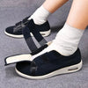 Chaussures Orthopédiques avec Fermeture Autoagrippante et à Double Sangle-noir1