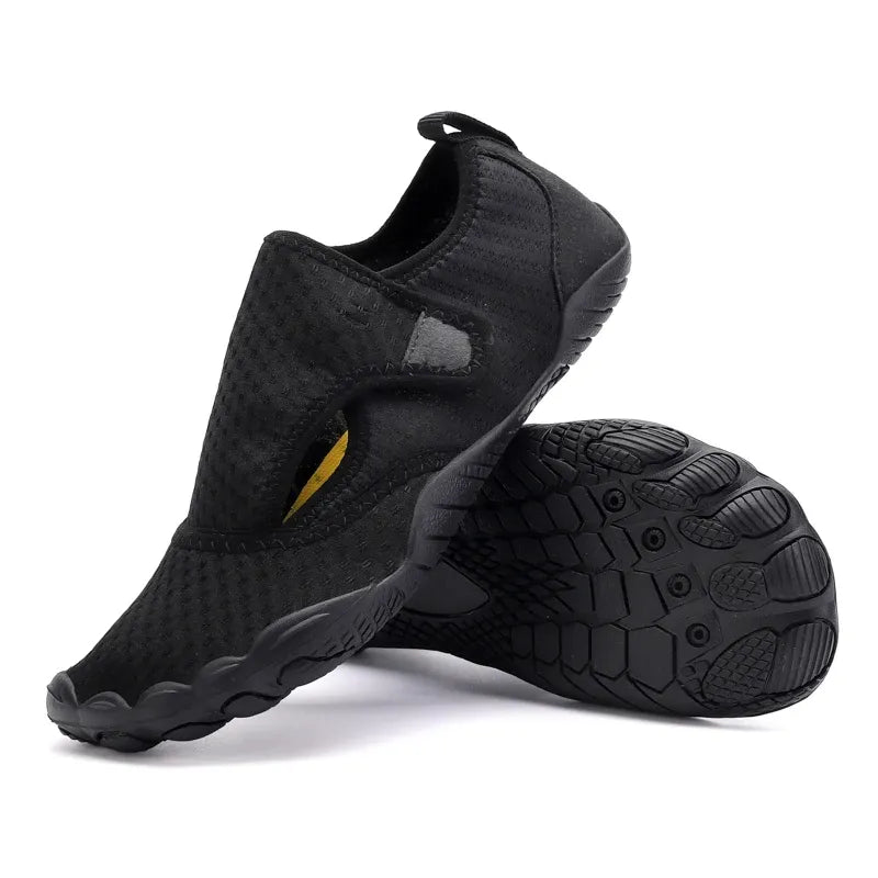 Chaussures Pieds Nus Aquatiques - Enfants & Adultes noir
