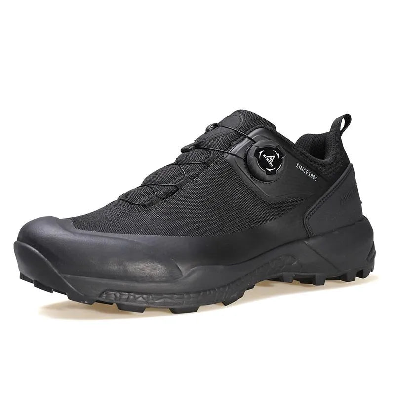 Chaussures de Randonne Antiderapantes a Fermeture Rotative noir