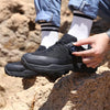 Chaussures de Randonne Antiderapantes a Fermeture Rotative noir1