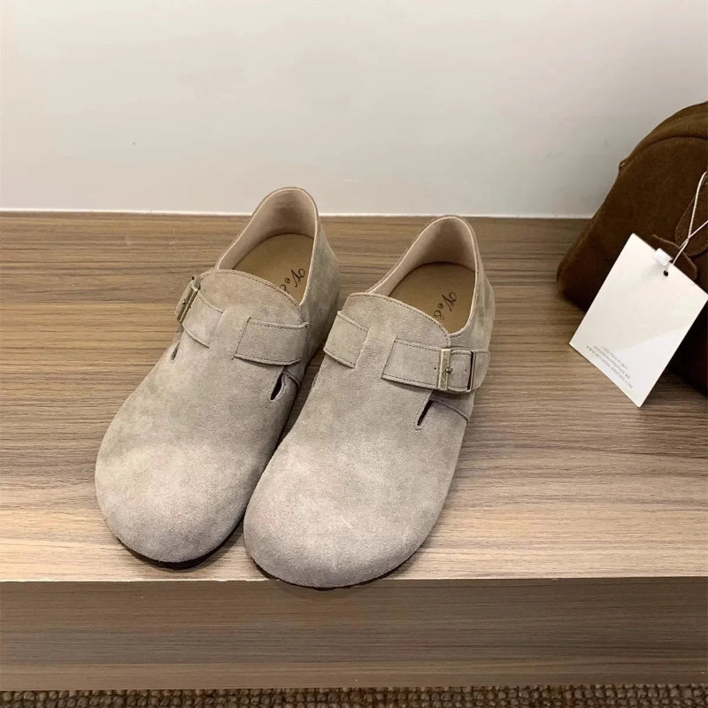 Sabots Boston Fermes a Brides Reglables gris1