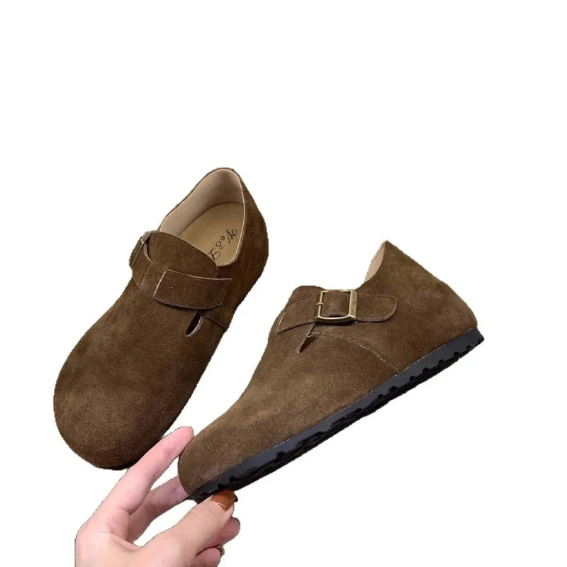 Sabots Boston Fermes a Brides Reglables marron2