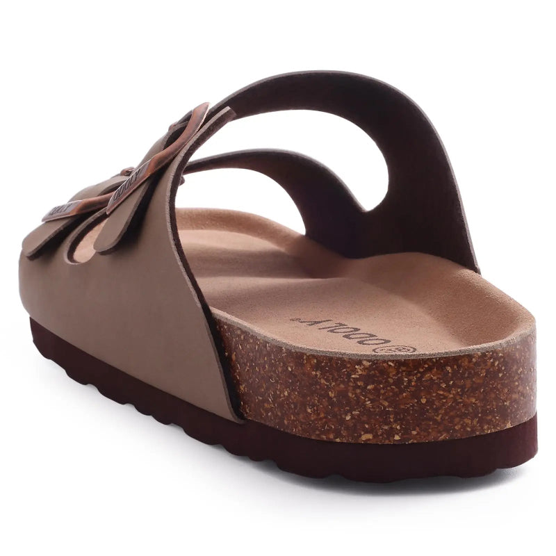 Sandales Bonston Confortables a Boucles abricot2