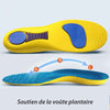 Arch support cushioning insoles