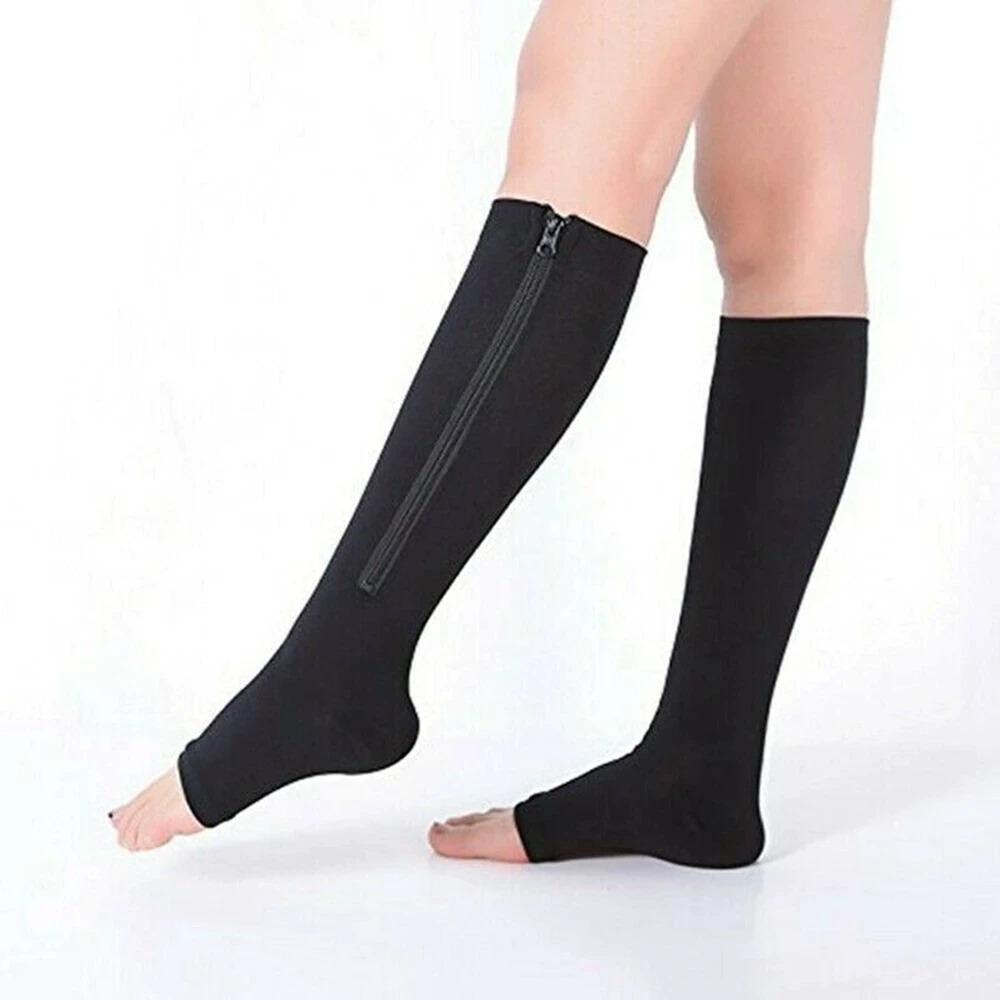 Chaussettes de compression Medic noir présentation