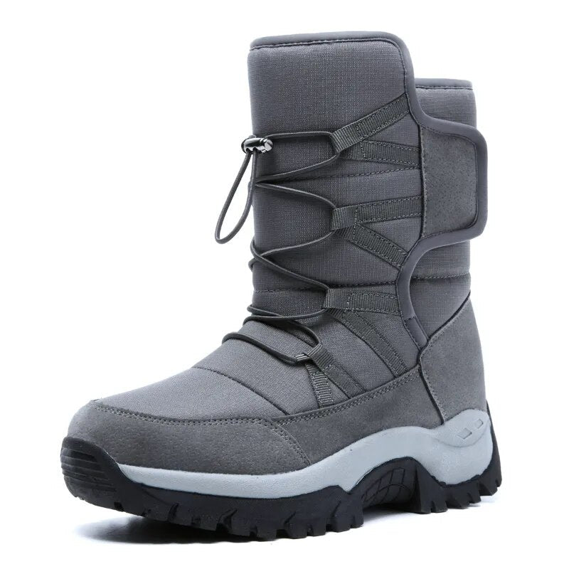 Men's Plush Warm Snow Boots High Top 